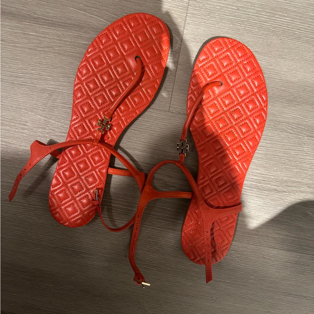Tory Burch Burnt Orange Sandals